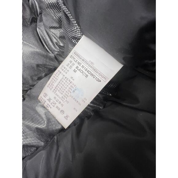 NBA Chicago Bulls Down Black Winter Heavy Parka Jacket Size Medium - Picture 12 of 13